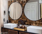 Ionic Decor Code Copper 3D Porcelain Tile | Tile Club