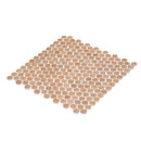 Sagrada Recycled Glass Clay Penny Round Tile | Tile Club