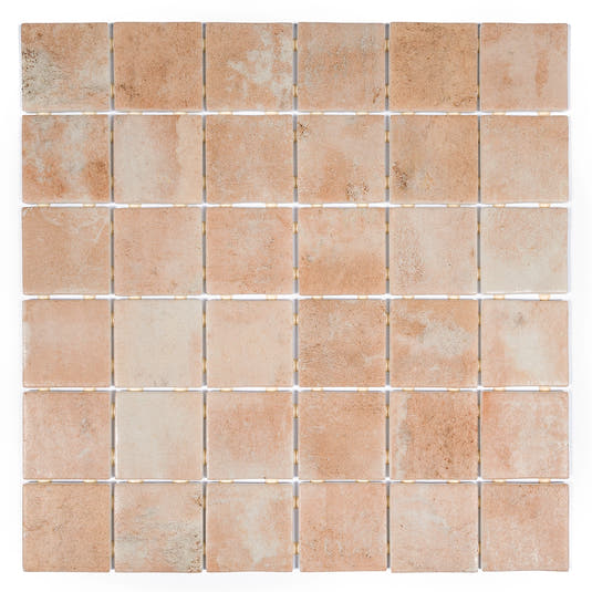 Sagrada Recycled Glass Clay Square Mosaic Tile | Tile Club