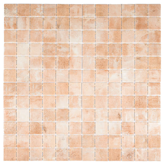Sagrada Recycled Glass Clay Square Mosaic Tile | Tile Club
