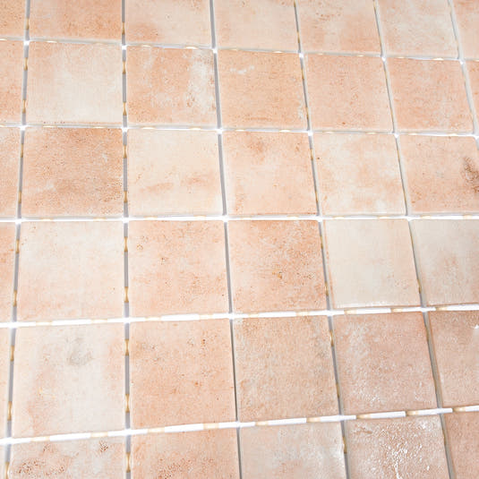 Sagrada Recycled Glass Clay Square Mosaic Tile | Tile Club