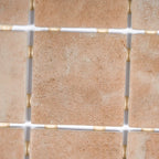 Sagrada Recycled Glass Clay Square Mosaic Tile | Tile Club