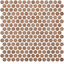 Sagrada Recycled Glass Copper Penny Round Tile | Tile Club