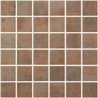 Sagrada Recycled Glass Copper Square Mosaic Tile | Tile Club