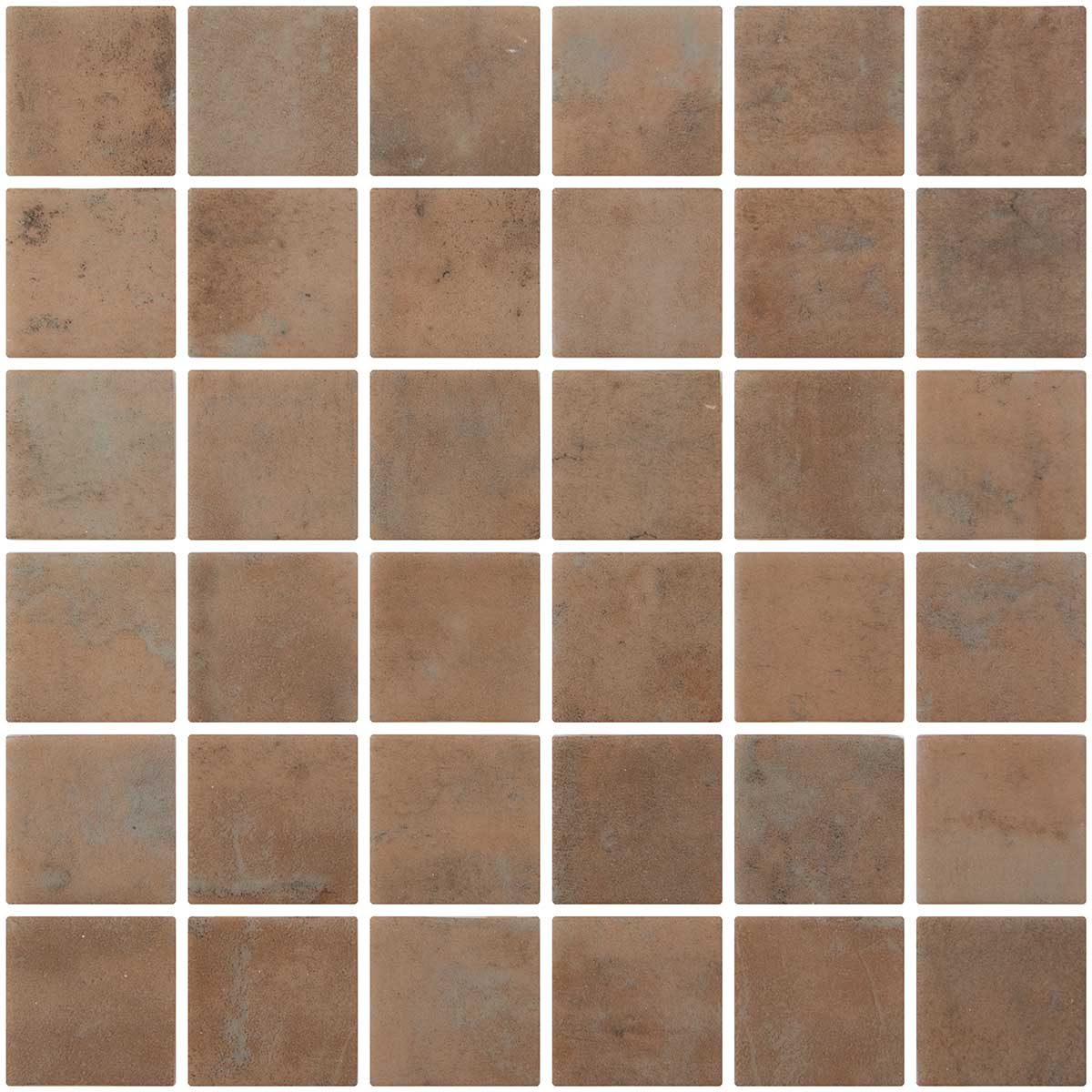 Sagrada Recycled Glass Copper Square Mosaic Tile | Tile Club