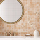 Sagrada Recycled Glass Clay Square Mosaic Tile | Tile Club