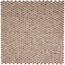 Sagrada Recycled Glass Copper Penny Round Tile | Tile Club