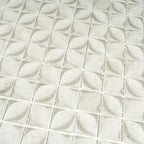 Sagrada Recycled Glass Flor Beige Mosaic Tile | Tile Club