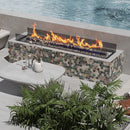 Sagrada Recycled Glass Multicolor Hexagon Mosaic Tile | Tile Club