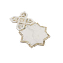 Salma Calacatta Gold Marble and Stained Glass Mosaic Tile | Tile Club