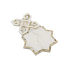 Salma Calacatta Gold Marble and Stained Glass Mosaic Tile | Tile Club