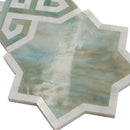 Salma Moss Stained Glass and Dolomite Mosaic Tile | Tile Club