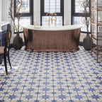 San Clemente Blue Star 8.78 x 8.78 Porcelain Tile