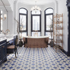 San Clemente Blue Star 8.78 x 8.78 Porcelain Tile | Tile Club