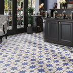 San Clemente Blue Star 8.78 x 8.78 Porcelain Tile | Tile Club