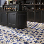 San Clemente Blue Star 8.78 x 8.78 Porcelain Tile | Tile Club