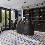 San Clemente Blue Star 8.78 x 8.78 Porcelain Tile | Tile Club