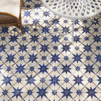 San Clemente Blue Star 8.78 x 8.78 Porcelain Tile | Tile Club