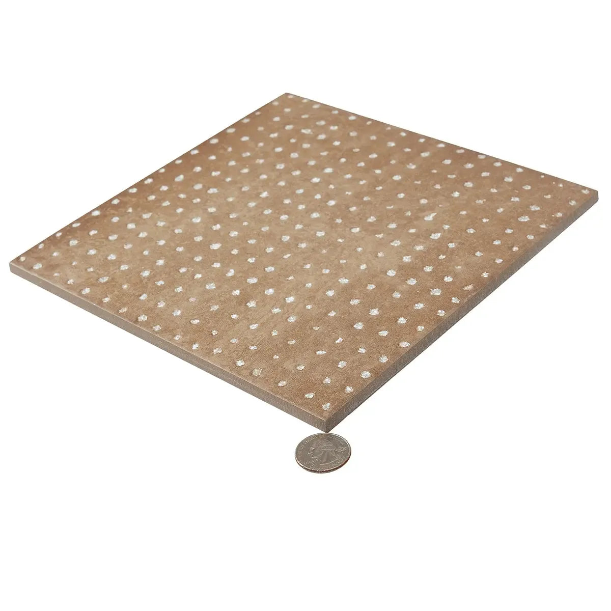 San Clemente Coffee Dots 8.78 x 8.78 Porcelain Tile | Tile Club