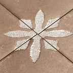 San Clemente Coffee Flower 8.78 x 8.78 Porcelain Tile | Tile Club