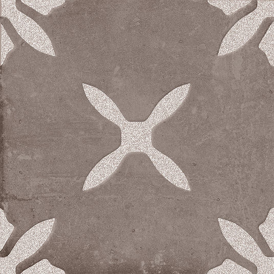 San Clemente Coffee Flower 8.78 x 8.78 Porcelain Tile | Tile Club