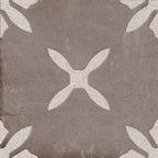 San Clemente Coffee Flower 8.78 x 8.78 Porcelain Tile | Tile Club