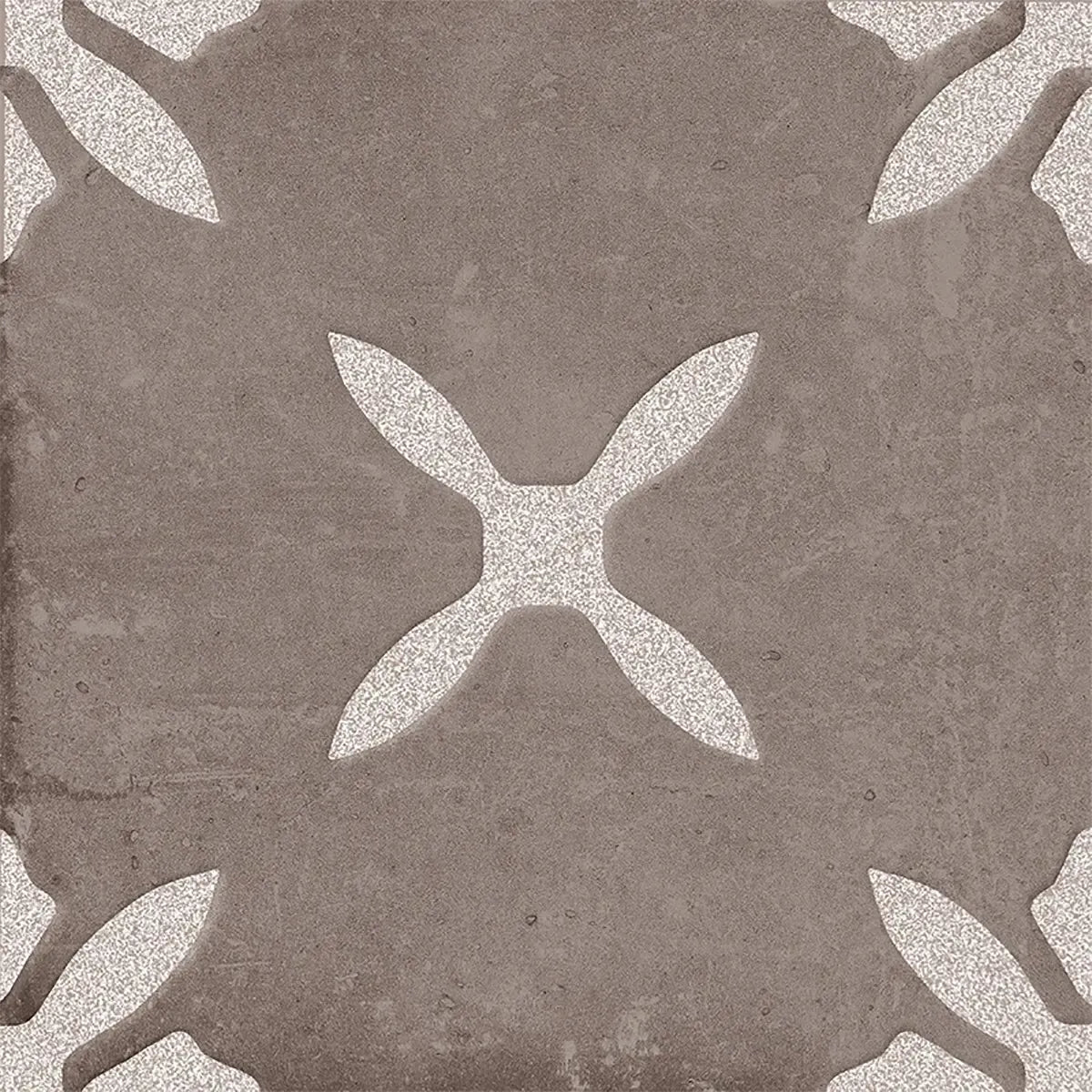 San Clemente Coffee Flower 8.78 x 8.78 Porcelain Tile | Tile Club