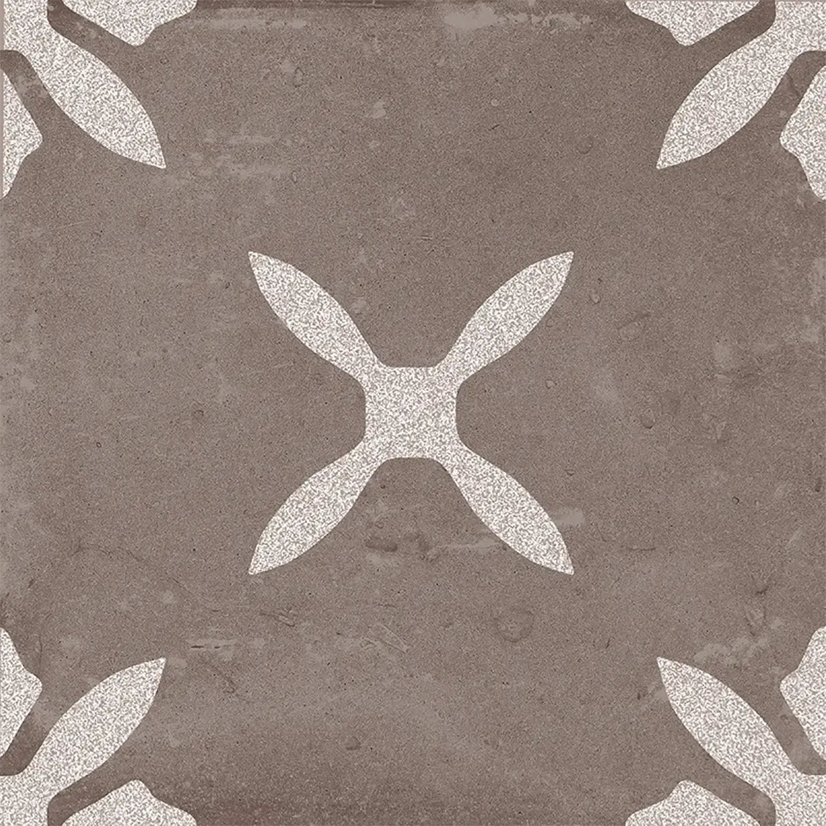 San Clemente Coffee Flower 8.78 x 8.78 Porcelain Tile | Tile Club