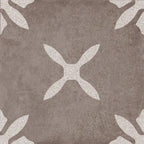 San Clemente Coffee Flower 8.78 x 8.78 Porcelain Tile | Tile Club