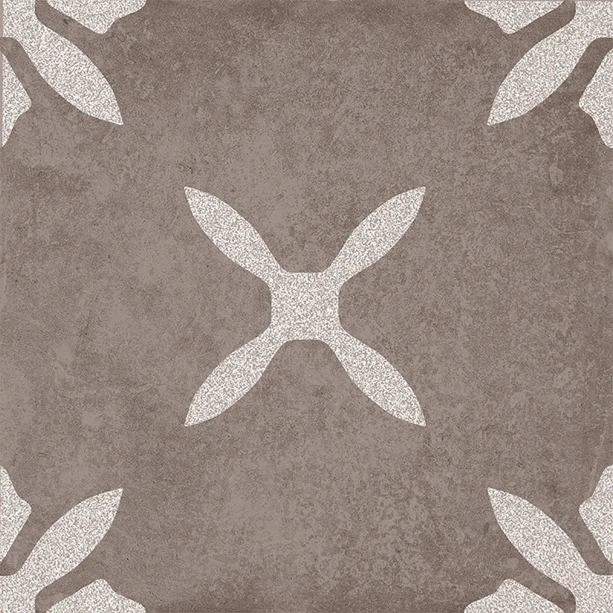 San Clemente Coffee Flower 8.78 x 8.78 Porcelain Tile | Tile Club