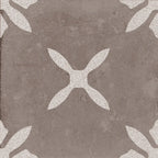 San Clemente Coffee Flower 8.78 x 8.78 Porcelain Tile | Tile Club