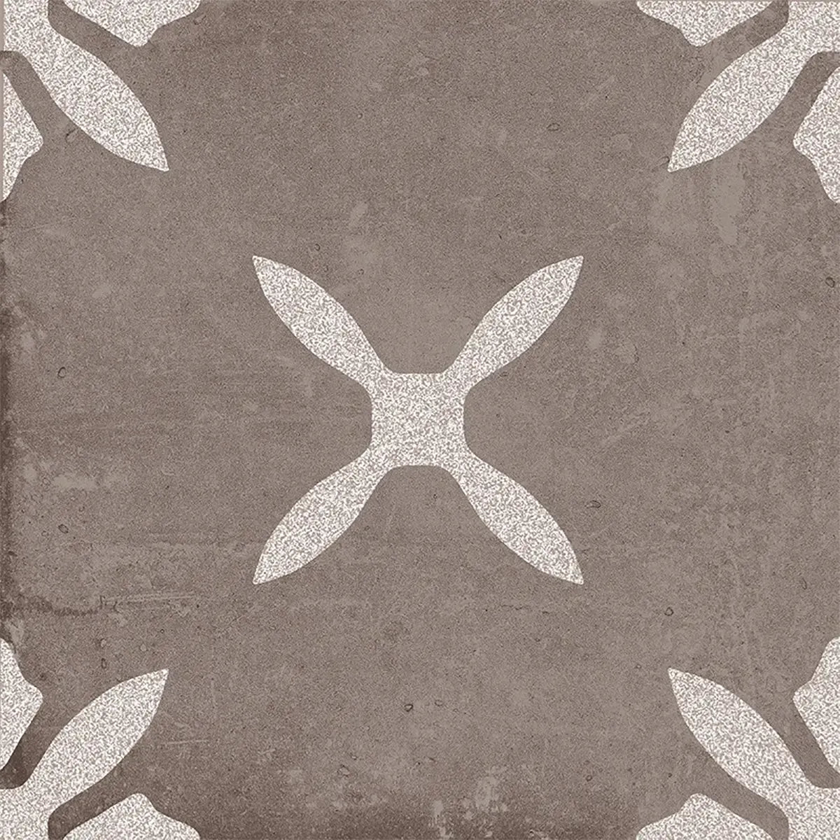 San Clemente Coffee Flower 8.78 x 8.78 Porcelain Tile | Tile Club