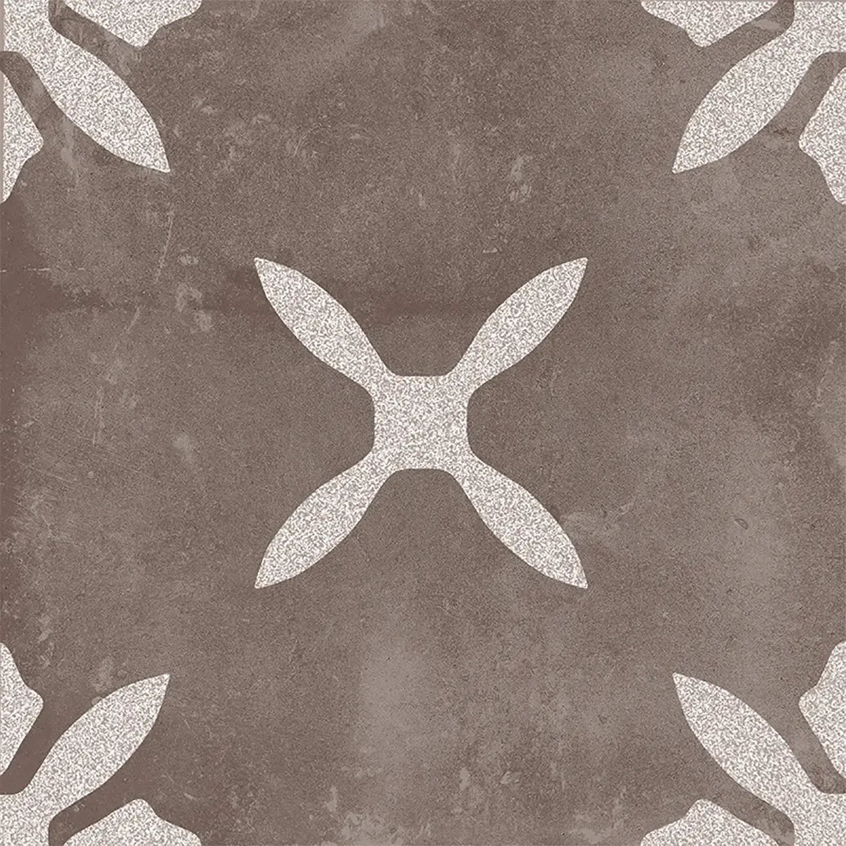 San Clemente Coffee Flower 8.78 x 8.78 Porcelain Tile | Spanish San Clemente Coffee Flower 8.78 x 8.78 Porcelain Tile | Spanish