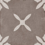 San Clemente Coffee Flower 8.78 x 8.78 Porcelain Tile | Tile Club