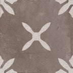 San Clemente Coffee Flower 8.78 x 8.78 Porcelain Tile | Tile Club