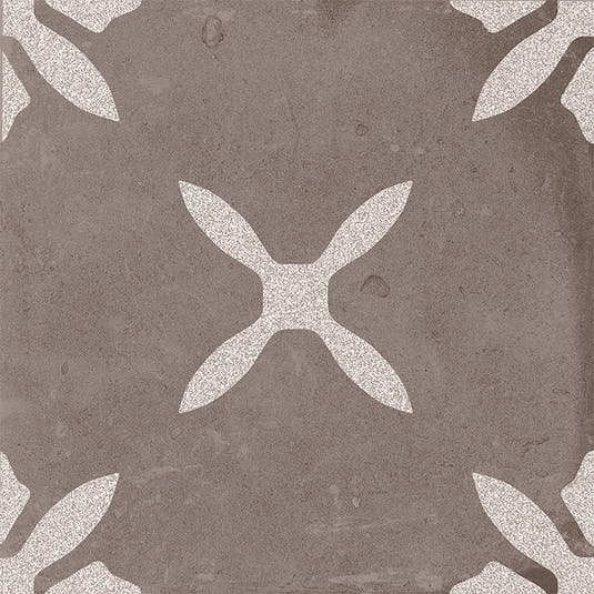 San Clemente Coffee Flower 8.78 x 8.78 Porcelain Tile | Tile Club