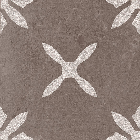 San Clemente Coffee Flower 8.78 x 8.78 Porcelain Tile | Tile Club