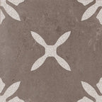 San Clemente Coffee Flower 8.78 x 8.78 Porcelain Tile | Tile Club