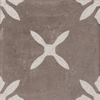 San Clemente Coffee Flower 8.78 x 8.78 Porcelain Tile | Tile Club