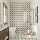 San Clemente Green Star 8.78 x 8.78 Porcelain Tile | Tile Club