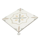 San Clemente Olive Flower 8.78 x 8.78 Porcelain Tile | Tile Club