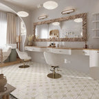 San Clemente Olive Flower 8.78 x 8.78 Porcelain Tile | Tile Club