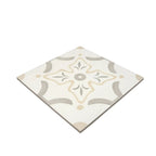 San Clemente Taupe Flower 8.78 x 8.78 Porcelain Tile | Tile Club