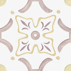 San Clemente Taupe Flower 8.78 x 8.78 Porcelain Tile | Tile Club