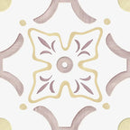 San Clemente Taupe Flower 8.78 x 8.78 Porcelain Tile | Tile Club