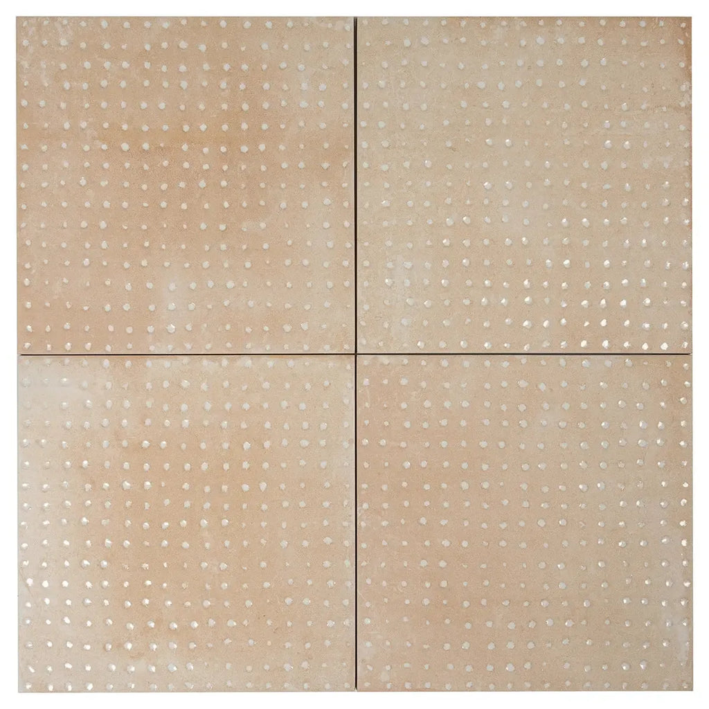 San Clemente Terracotta Dots 8.78 x 8.78 Porcelain Tile | Tile Club
