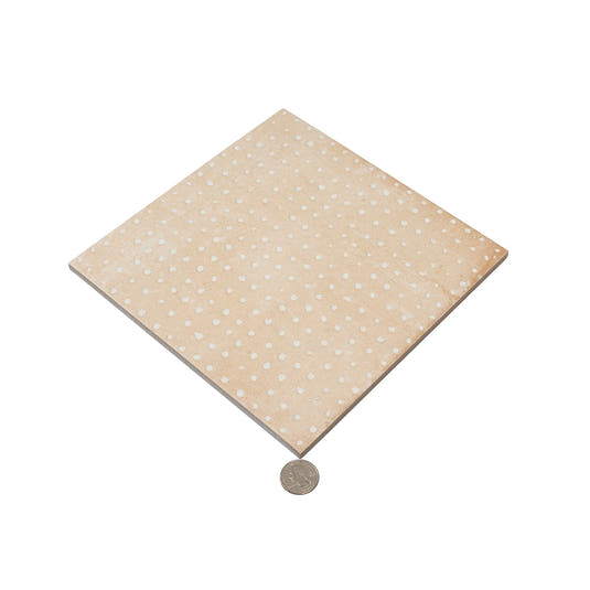 San Clemente Terracotta Dots 8.78 x 8.78 Porcelain Tile | Tile Club