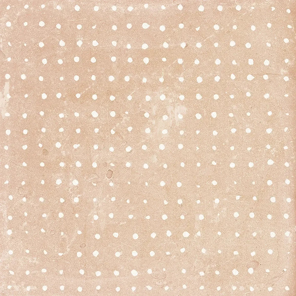 San Clemente Terracotta Dots 8.78 x 8.78 Porcelain Tile | Tile Club