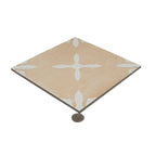 San Clemente Terracotta Flower 8.78 x 8.78 Porcelain Tile | Tile Club