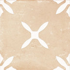 San Clemente Terracotta Flower 8.78 x 8.78 Porcelain Tile | Tile Club